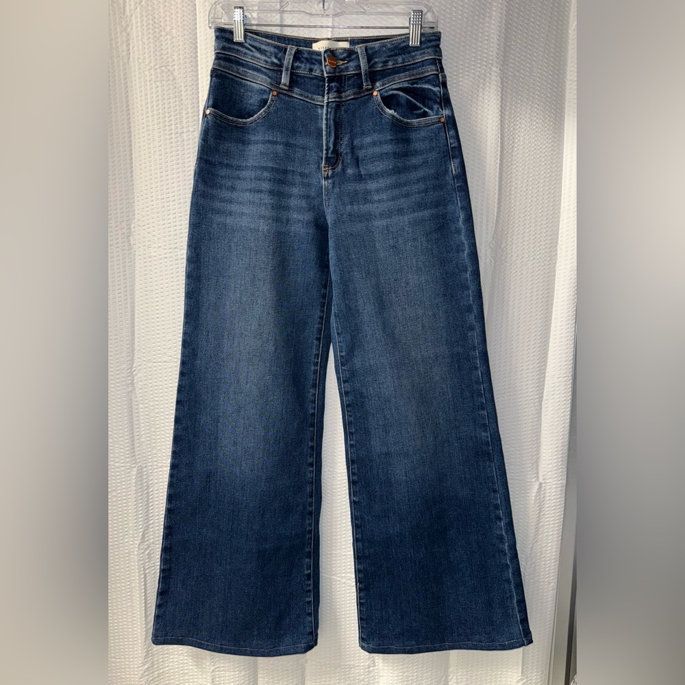 Risen Jeans High Waisted Wide Leg Size 27